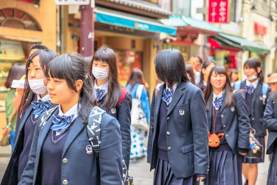Prevenzione Corona Virus Studenti Giappone